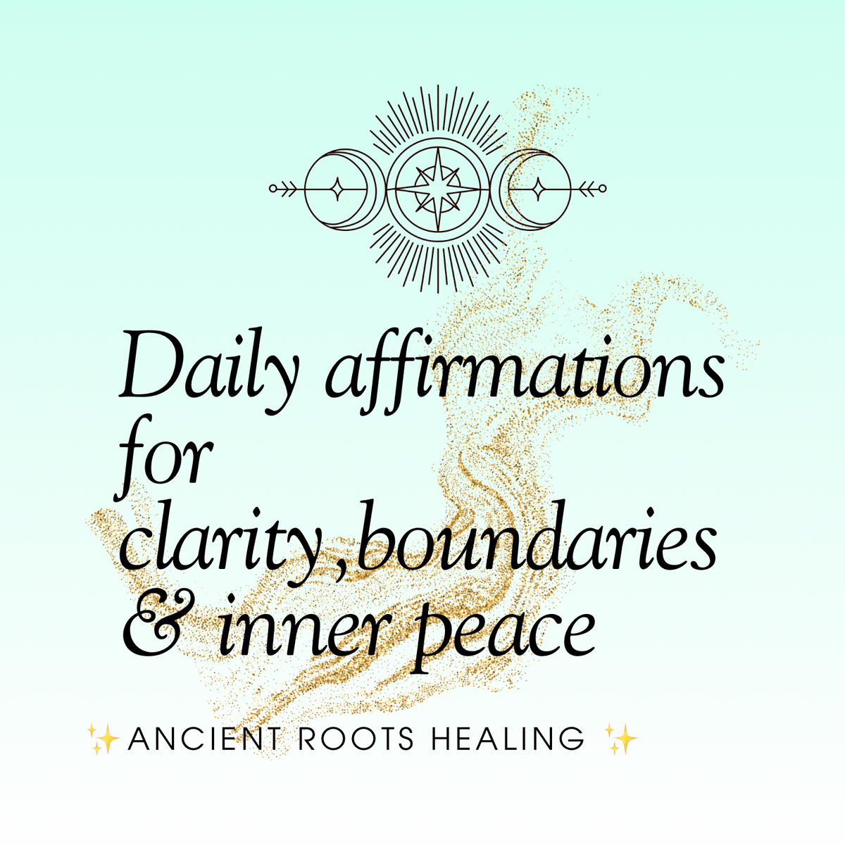 Ancient Roots healing affirmation cards-pastel, rainbow, edition (Digital, download)