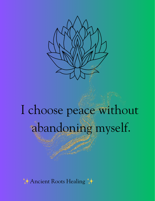 Sacred Affirmations for Growth and Sovereignty Printable Poster Set (10 Designs)￼￼